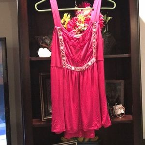 Moon and sky pink shirt